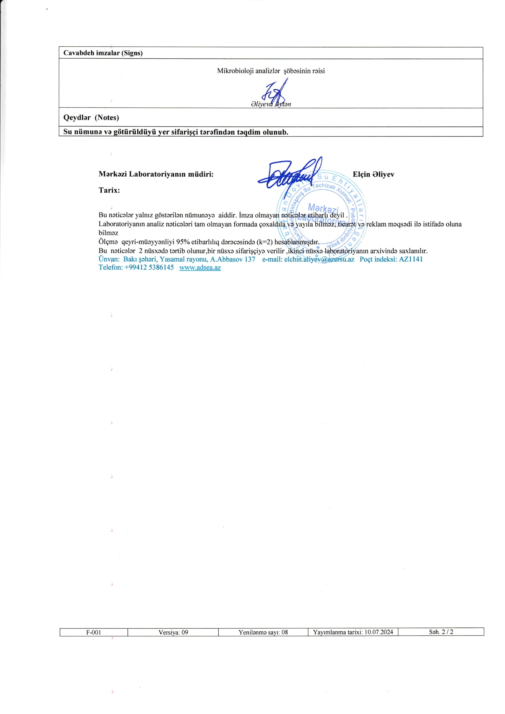 Azərsu gümüşsuyu.mərkəzi laboratoriya mikrobiologiya nəticələri-1